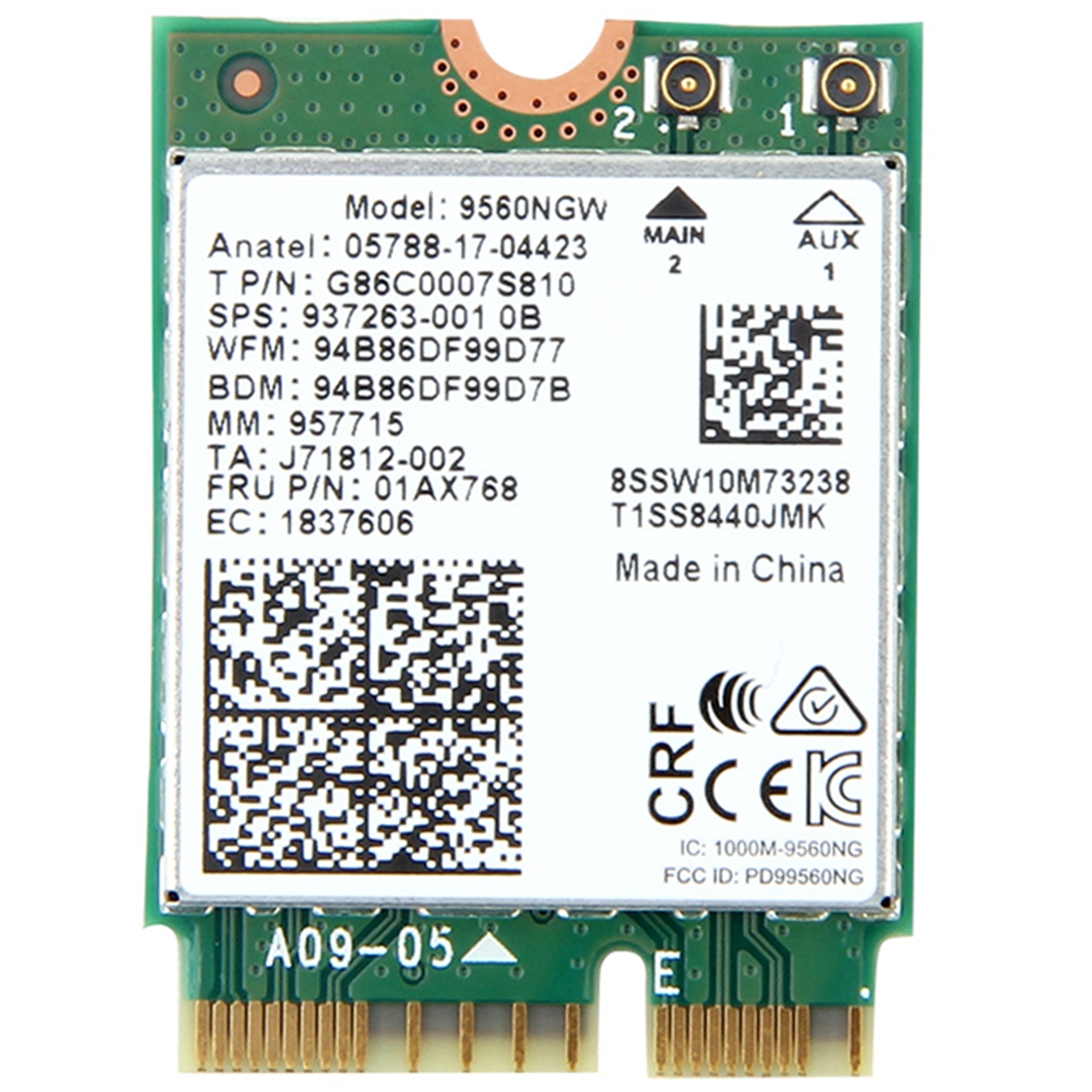 Intel wireless ac 9560 настройка