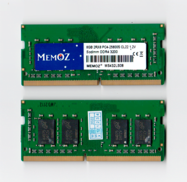 8GB 3200 DDR4 25600s