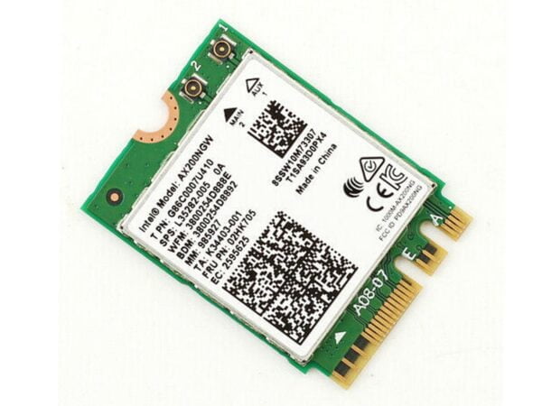 Intel AX200 AX200NGW M.2 NGFF WiFi 6 Network Card Dual Band WiFi Bluetooth  Card