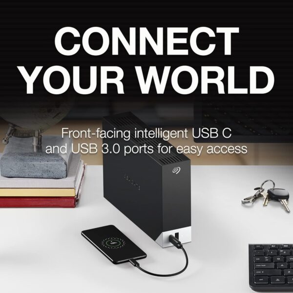 Seagate 10TB OneTouch HDD Desktop Hub External Hard Drive - Image 8