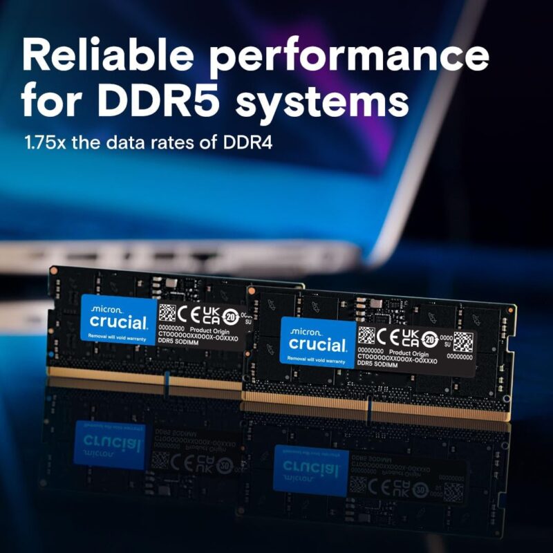 Crucial 16GB Kit (8GBx2) DDR5-5600 SODIMM - Image 3