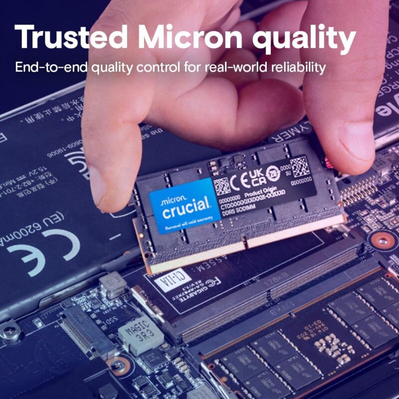 Crucial 16GB Kit (8GBx2) DDR5-5600 SODIMM - Image 2