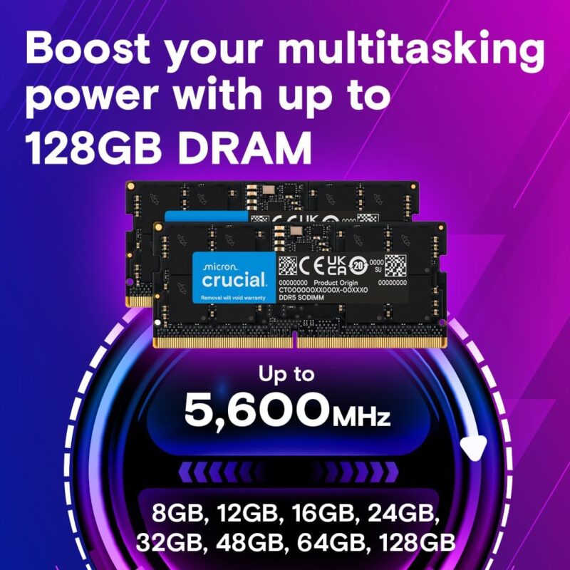 Crucial 16GB Kit (8GBx2) DDR5-5600 SODIMM - Image 4